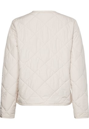 Chaqueta Acolchada Corta Sin Cuello Mujer Blanco Tommy Hilfiger