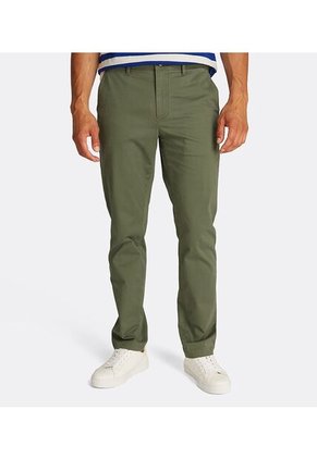 Pantalón Verde Chino Denton Con Pierna Recta Tommy Hilfiger