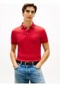 Polo Rojo Slim Con Acabado Tipped Tommy Hilfiger de Tommy Hilfiger
