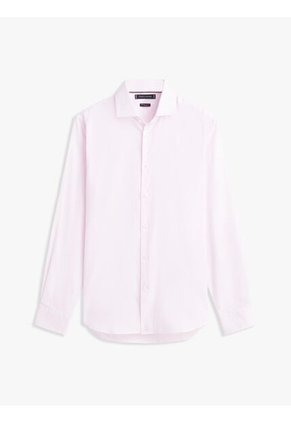 Camisa Rosada De Tejido Dobby Tommy Hilfiger