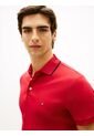 Polo Rojo Slim Con Acabado Tipped Tommy Hilfiger de Tommy Hilfiger