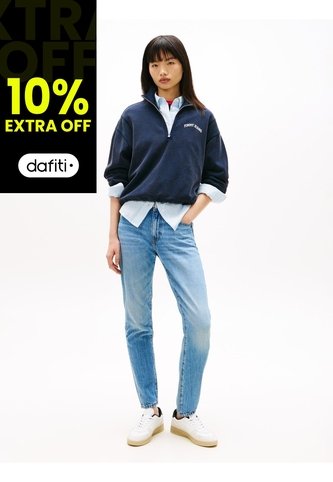 Jeans Azul Ajustados De Talle Medio Tommy Jeans Tommy Hilfiger