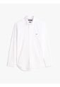 Camisa Blanca Slim Flex Con Textura Dobby Tommy Hilfiger de Tommy Hilfiger