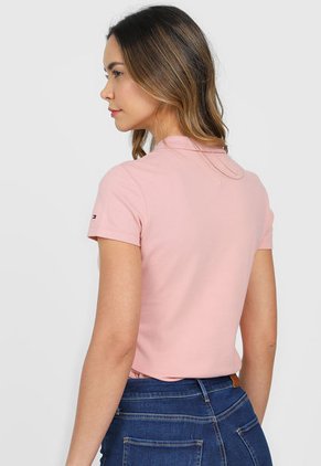 Polo Palo Rosa Tommy Hilfiger