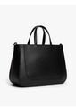 Bolso Negro Satchel Con Logo Tommy Hilfiger de Tommy Hilfiger