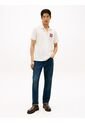 Polo Blanco De Corte Regular Con Logo Gráfico Tommy Hilfiger de Tommy Hilfiger