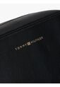 Bolso Negro Bolso Cruzado Con Logo Metalizado Tommy Hilfiger de Tommy Hilfiger
