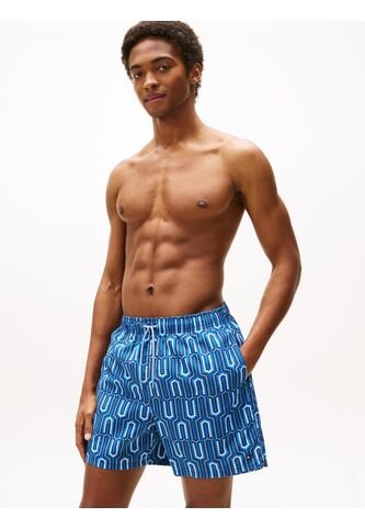 Traje Azul De Baño Corto De Medio Largo Con Estampado Tommy Hilfiger Tommy Hilfiger