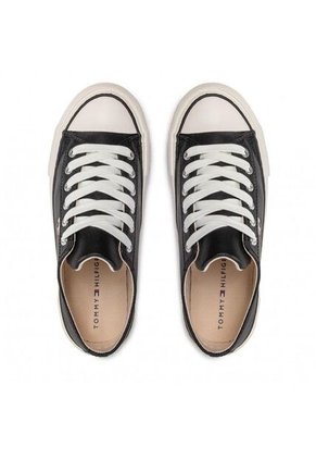 Tenis Deportivas Bassa Allacciata Niña Negro Tommy Hilfiger