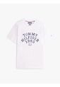 Camiseta Blanca De Cuello Redondo Con Logo Gráfico Tommy Hilfiger de Tommy Hilfiger