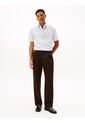 Camisa Celeste Flex Poplin De Rayas Manga Corta Con Logo Tommy Hilfiger de Tommy Hilfiger
