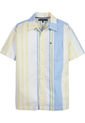 Camisa De Manga Corta Con Rayas Color Block Niño Blanco Tommy Hilfiger de Tommy Hilfiger