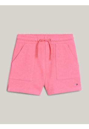 Shorts Rosados Ajustables Amplios Para Niña Tommy Hilfiger