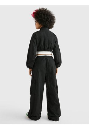 Chaqueta Cropped Mujer Negro Tommy Jeans