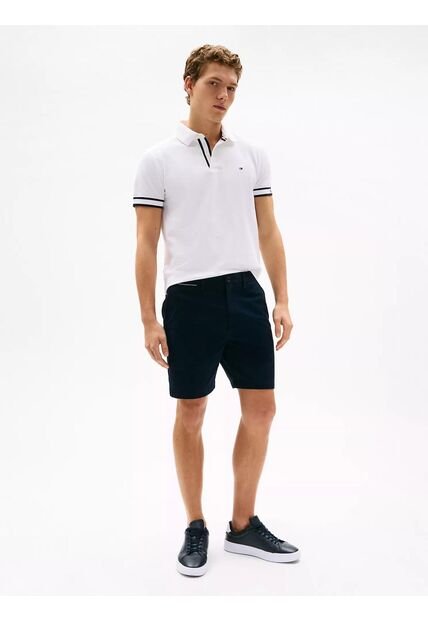 Bermudas Azul Oscuro De 7 Con Logo Tommy Hilfiger