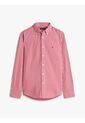 Camisa Multicolor Manga Larga Regular De Popelín Flex Con Cuadros Gingham Tommy Hilfiger de Tommy Hilfiger