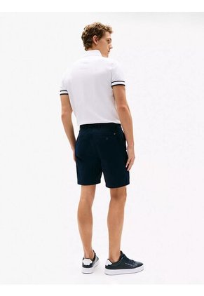 Bermudas Azul Oscuro De 7 Con Logo Tommy Hilfiger
