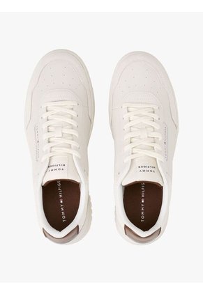 Tenis Beige De Texturas Mixtas Tommy Hilfiger