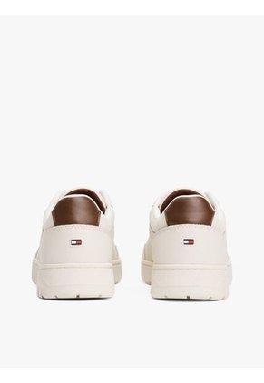 Tenis Beige De Texturas Mixtas Tommy Hilfiger