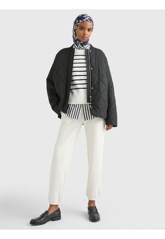 Chaqueta Negra Bomber Acolchada Para Mujer Tommy Hilfiger Tommy Hilfiger