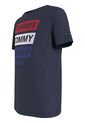 Camiseta Azul Con Logo Gráfico Estampado En El Pecho Tommy Hilfiger de Tommy Hilfiger