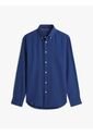 Camisa Azul De Corte Regular En Tejido Dobby Tommy Hilfiger de Tommy Hilfiger