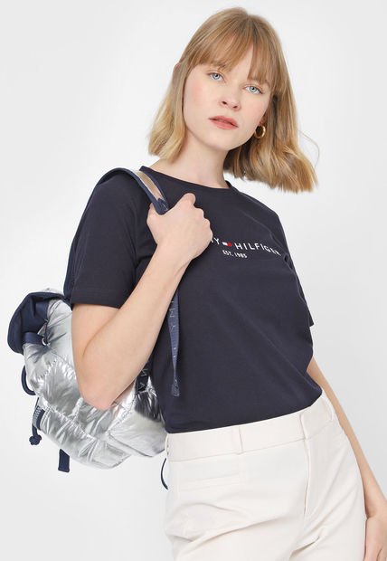 Camiseta Azul Tommy Hilfiger