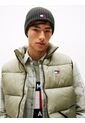 Gorro Gris Heritage De Punto Canal Con Logo Tommy Hilfiger de Tommy Hilfiger