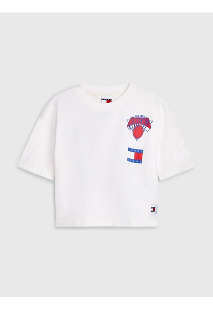 Camiseta Con Diseño NBA De Tommy Hilfiger Blanco Tommy Jeans