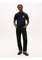 Polo Azul Marino De Corte Regular Con Logo Gráfico Tommy Hilfiger de Tommy Hilfiger