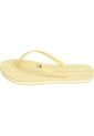 Sandalias Amarillo Con Logo Esmaltado Tommy Hilfiger de Tommy Hilfiger