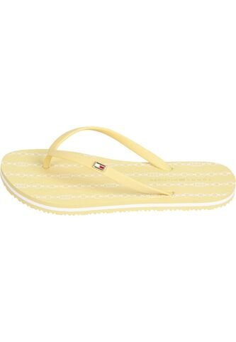 Sandalias Amarillo Con Logo Esmaltado Tommy Hilfiger Tommy Hilfiger