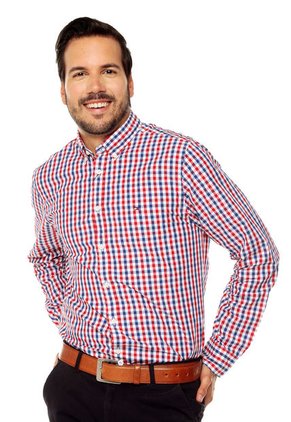 Camisa Blanco-Azul-Rojo Tommy Hilfiger