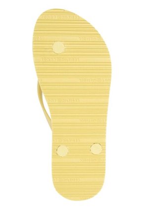 Sandalias Amarillo Con Logo Esmaltado Tommy Hilfiger