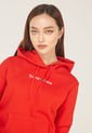 Hoodie Rojo-Blanco Tommy Jeans de Tommy Hilfiger