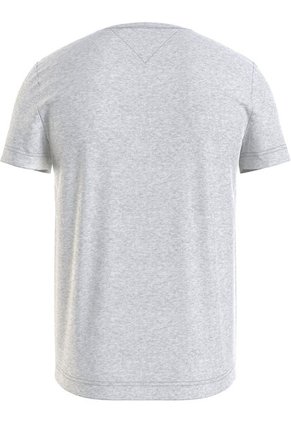 Camiseta Gris Manga Corta Slim Fit Esencial Algodon Tommy Hilfiger