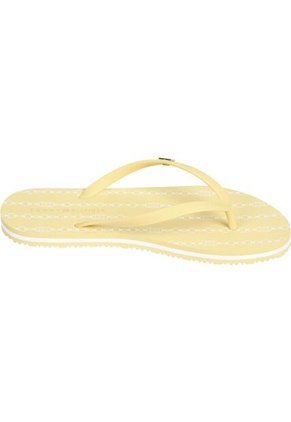 Sandalias Amarillo Con Logo Esmaltado Tommy Hilfiger