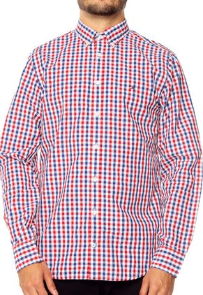 Camisa Blanco-Azul-Rojo Tommy Hilfiger