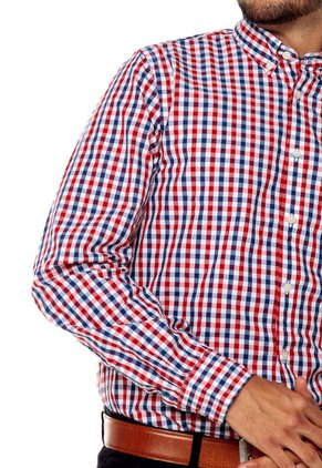 Camisa Blanco-Azul-Rojo Tommy Hilfiger