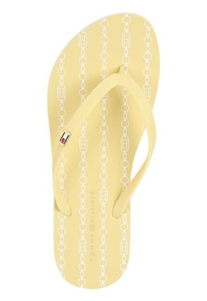 Sandalias Amarillo Con Logo Esmaltado Tommy Hilfiger
