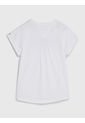 Camiseta Con Logo De Rayas Náuticas Niña Blanco Tommy Hilfiger de Tommy Hilfiger