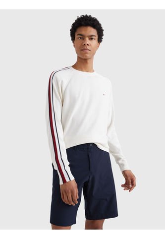 Saco De Manga Raglán Con Cinta Distintiva Hombre Blanco Tommy Hilfiger Tommy Hilfiger