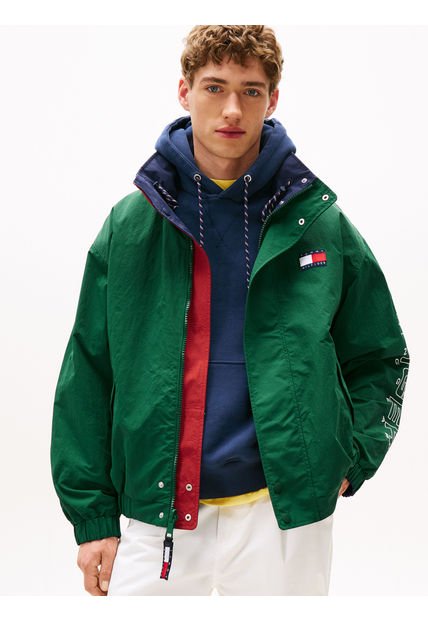 Chaqueta Verde Náutica Amplia Reversible Hilfiger Tommy Hilfiger