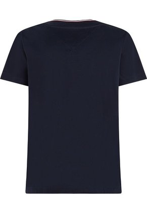 Camiseta Con Logo Hombre Azul Tommy Hilfiger