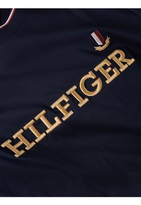 Camiseta Con Logo Hombre Azul Tommy Hilfiger