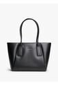 Bolso Negro Tote Essential Con Logo Metálico Tommy Hilfiger de Tommy Hilfiger