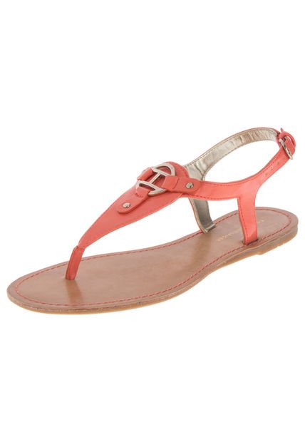 Sandalia Plana Salmón Tommy Hilfiger