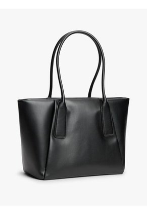 Bolso Negro Tote Essential Con Logo Metálico Tommy Hilfiger