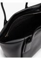 Bolso Negro Tote Essential Con Logo Metálico Tommy Hilfiger de Tommy Hilfiger