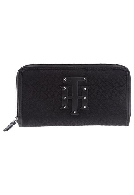 Billetera Negra Tommy Hilfiger